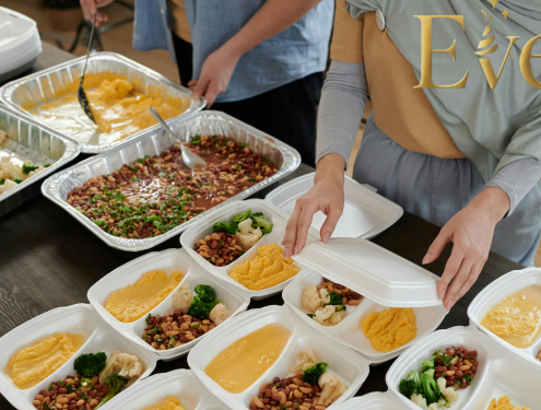 أفكار لتقديم الطعام في الحفلات